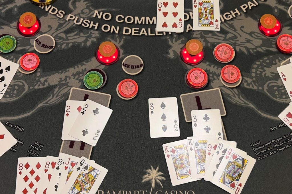 face up Pai Gow Poker